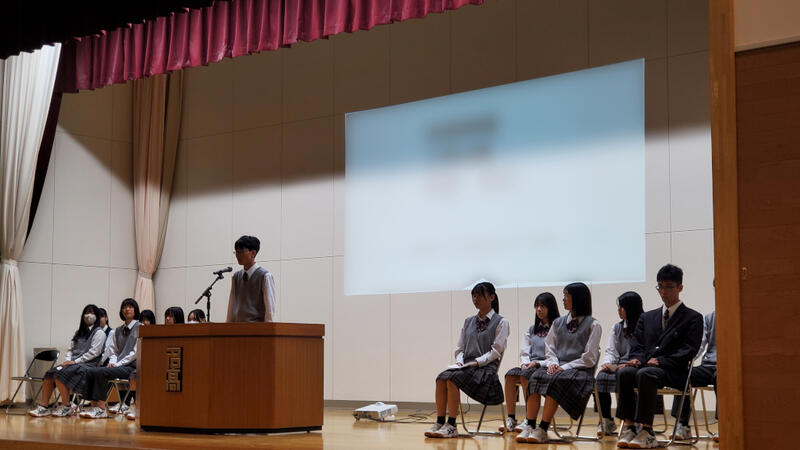 演説の様子