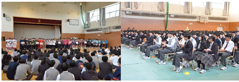 学友会総会の様子