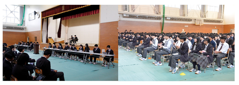 学友会総会の様子